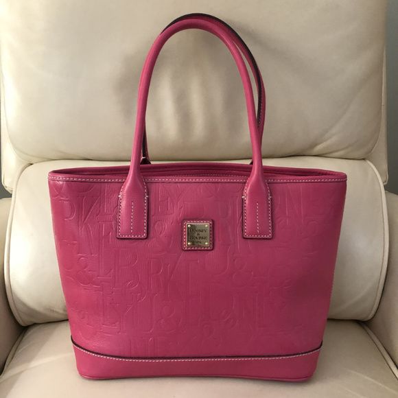 Dooney & Bourke Handbags - Fuschia Dooney & Bourke Logo Bag